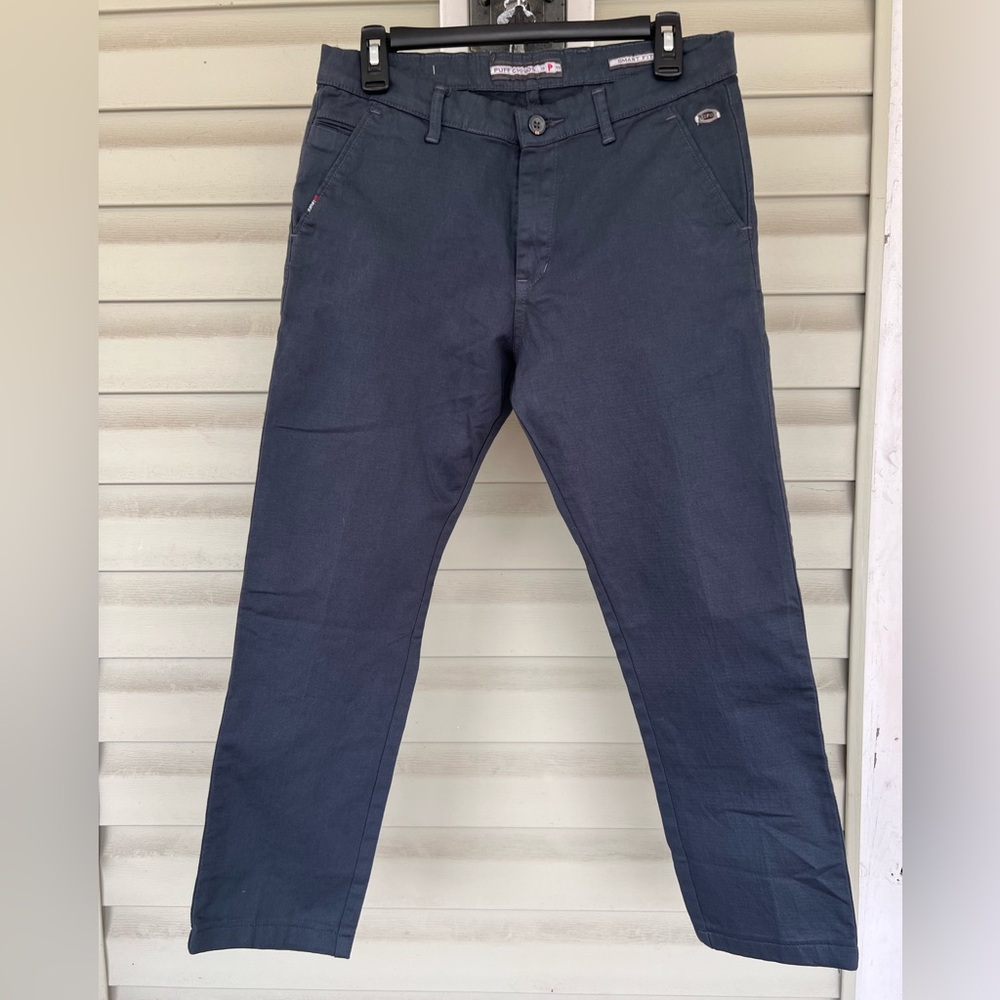 PUFF Smart Fit Stretch Chino Trousers Casual Flat Front Flex The Original Pants